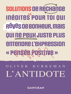 cover image of L'antidote